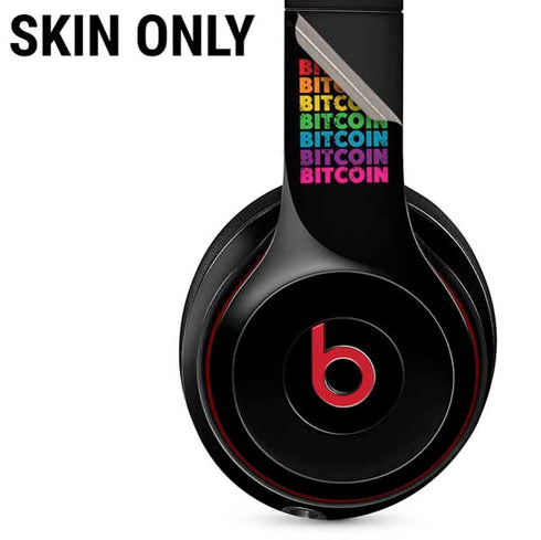 Rainbow Bitcoin Beats Solo 3 Wireless Skin